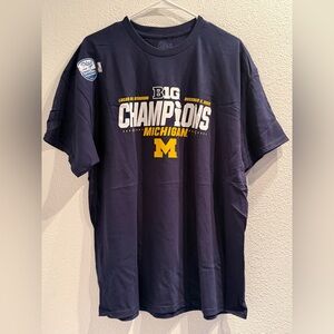 Blue 84 Michigan 2023 Big 10 Champions T-Shirt XL NWT